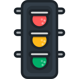 Traffic light icon