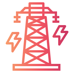 Electric pole icon