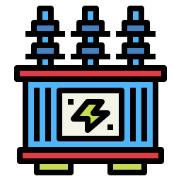 Power transformer icon