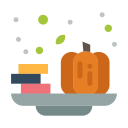 Pumpkin pie icon