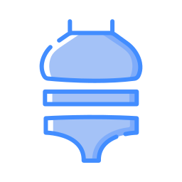 One piece bikini icon