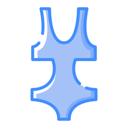 One piece bikini icon