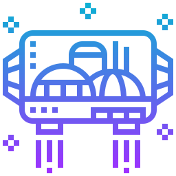 Space colony icon