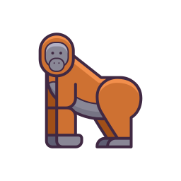 orangutan ikona