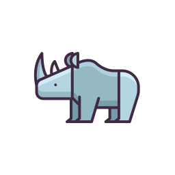 rinoceronte icona