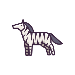 zebra Ícone