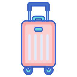 Travel luggage icon