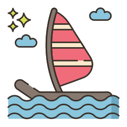 windsurfing ikona