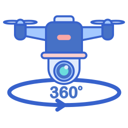 360 degrees icon