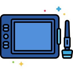 Drawing tablet icon