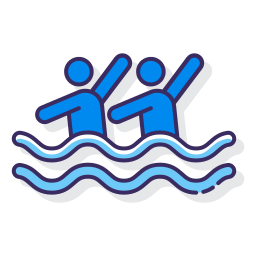 synchron schwimmen icon