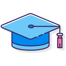 Graduation hat icon