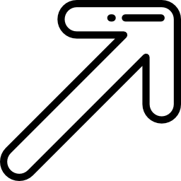 斜めの矢印 icon