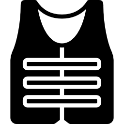 Bullet proof vest icon