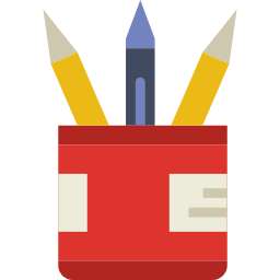 Pencil case icon