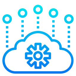 Cloud network icon