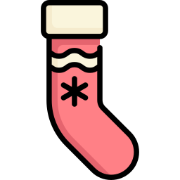 Christmas sock icon