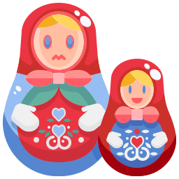 Matryoshka doll icon