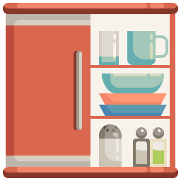 Кухонные полки иконка