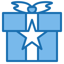 Caja de regalo icono