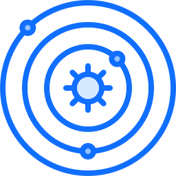 système solaire Icône