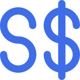 dolar de singapur icono