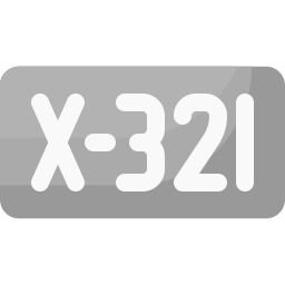 ナンバープレート icon