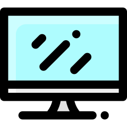 Flat screen icon