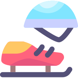 Speed skating icon