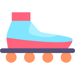 Roller skates icon