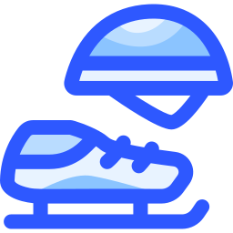 Speed skating icon
