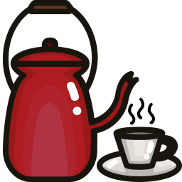 Горячий чайник иконка