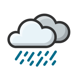 비가 오는 icon