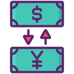 Currency exchange icon