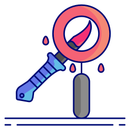 investigación criminal icono