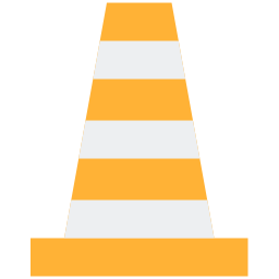 Traffic cone icon