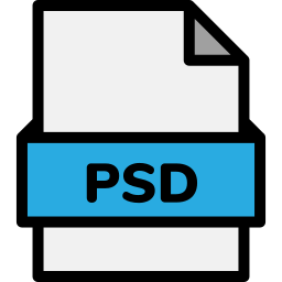 psd 파일 icon