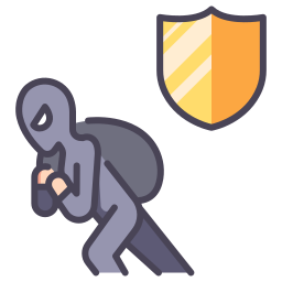 Theft insurance icon