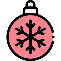 Christmas ball icon