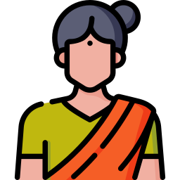femme indienne Icône