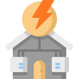 Electricity sign icon