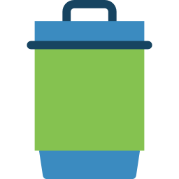 Garbage bin icon