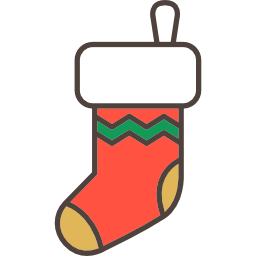 Christmas sock icon