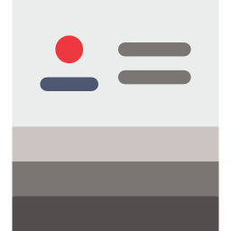 Business card icon