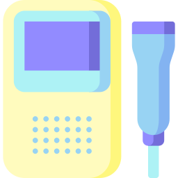 Doppler fetal monitor icon