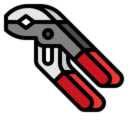 Groove joint pliers icon
