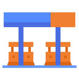 posto de gasolina Ícone