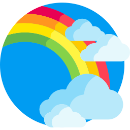 arco iris icono