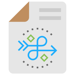 archivo gráfico icono