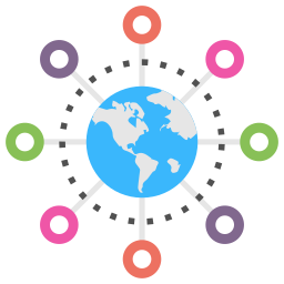 Global network icon